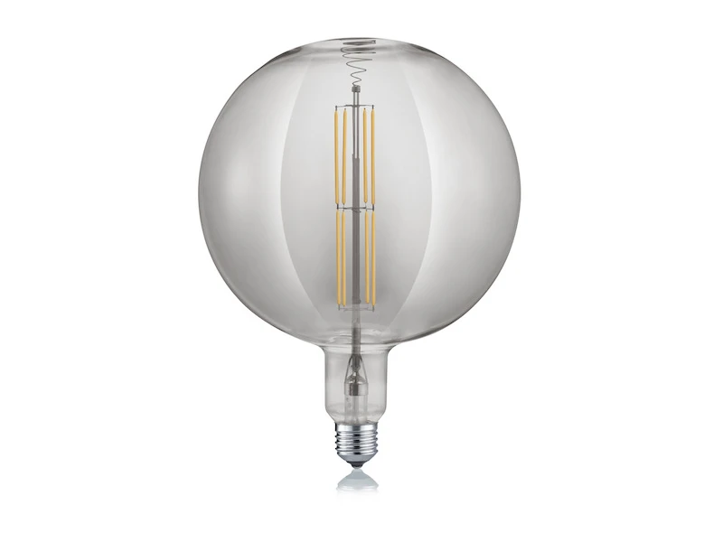 Trio Leuchten E27 Filament LED - 8 Watt, 260 Lumen Warmweiß, Ø20cm - Extern Dimmbar 1 Trio Leuchten E27 Filament LED - 8 Watt, 260 Lumen Warmweiß, Ø20cm - Extern Dimmbar
