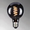 FHL Easy E27 Filament LED Globe Ø9,5cm Deko Glühlampe Rauchfarben 4 Watt, 60 Lumen