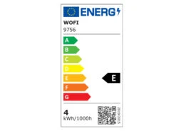Wofi E27 Filament LED Herz - 4 Watt, 300 Lumen, Warmweiß - Nicht Dimmbar -Globo Store e27 filament led herz 4 watt 300 lumen warmweiss n 3