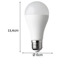 Wofi E27 LED - 17 Watt, 1521 Lumen, 3000 Kelvin Warmweiß, Ø6cm - Extern Dimmbar -Globo Store e27 led 17 watt 1521 lumen 3000 kelvin warmweiss 6 2