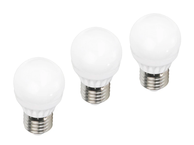 Trio Leuchten E27 LED 3 Stk. - 4 Watt, 320 Lumen, 3000 Kelvin Warmweiß, Ø4,5cm - Nicht Dimmbar 1 Trio Leuchten E27 LED 3 Stk. - 4 Watt, 320 Lumen, 3000 Kelvin Warmweiß, Ø4,5cm - Nicht Dimmbar
