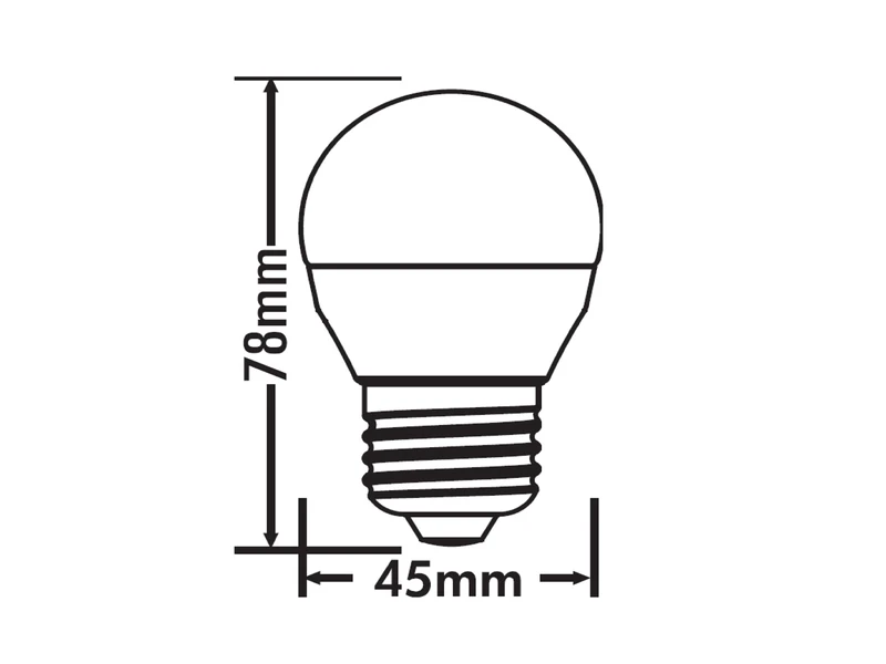 Trio Leuchten E27 LED 3 Stk. - 5 Watt, 400 Lumen, 3000 Kelvin Warmweiß, Ø4,5cm - Nicht Dimmbar 4 Trio Leuchten E27 LED 3 Stk. - 5 Watt, 400 Lumen, 3000 Kelvin Warmweiß, Ø4,5cm - Nicht Dimmbar – Bild 4