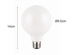 Trio Leuchten E27 LED - 9 Watt, 1055 Lumen, 3000 Kelvin Warmweiß, Ø9,5cm - 3 Stufen Dimmer 5 Trio Leuchten E27 LED - 9 Watt, 1055 Lumen, 3000 Kelvin Warmweiß, Ø9,5cm - 3 Stufen Dimmer -Globo Store e27 led 9 watt 1055 lumen 3000 kelvin warmweiss 95 1