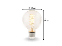 Perel E27 LED WIFI, 6,5 Watt 555 Lumen, 2200-2700 Kelvin, Ø9,5cm, Per App Steuerbar 11 Perel E27 LED WIFI, 6,5 Watt 555 Lumen, 2200-2700 Kelvin, Ø9,5cm, Per App Steuerbar -Globo Store e27 led wifi 65 watt 555 lumen 2200 2700 kelvin 95 3