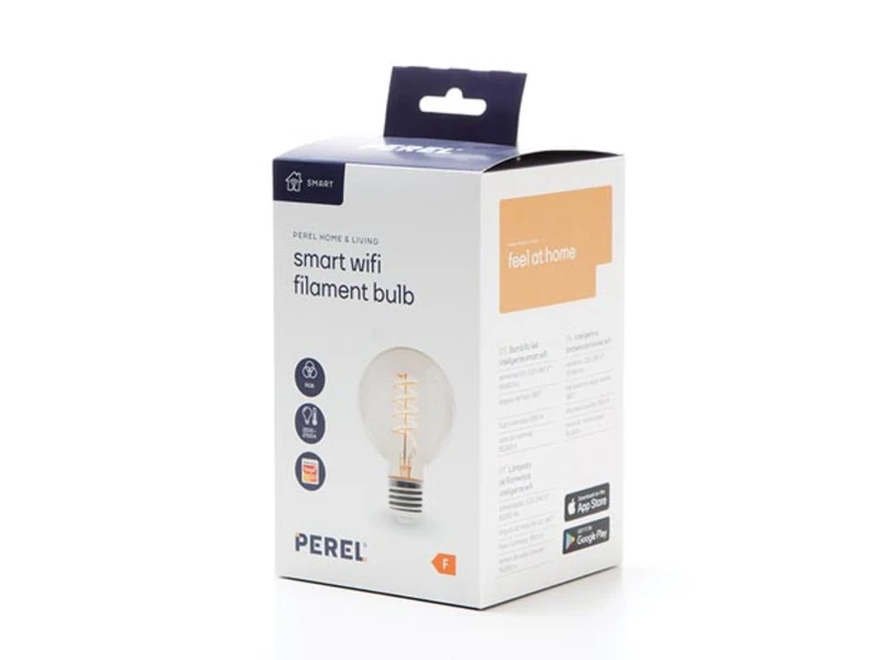 Perel E27 LED WIFI, 6,5 Watt 555 Lumen, 2200-2700 Kelvin, Ø9,5cm, Per App Steuerbar 7 Perel E27 LED WIFI, 6,5 Watt 555 Lumen, 2200-2700 Kelvin, Ø9,5cm, Per App Steuerbar – Bild 7