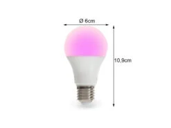 Perel E27 LED WIFI, 8,5 Watt 806 Lumen, 2700-6500 Kelvin, RGB, Ø6cm, Per App Steuerbar 12 Perel E27 LED WIFI, 8,5 Watt 806 Lumen, 2700-6500 Kelvin, RGB, Ø6cm, Per App Steuerbar -Globo Store e27 led wifi 85 watt 806 lumen 2700 6500 kelvin rg 3