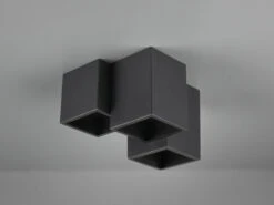 Trio Leuchten Eckiger Deckenstrahler FERNANDO 3 Flammig, Aufbaustrahler Schwarz Matt -Globo Store eckiger deckenstrahler fernando 3 flammig aufbaust 5