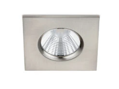 Trio Leuchten Eckiger LED Deckeneinbaustrahler ZAGROS Dimmbar In Silber Matt, IP65 -Globo Store eckiger led deckeneinbaustrahler zagros dimmbar in 13