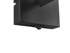 Trio Leuchten Einflammiger Wandstrahler TOSH Mit Schwarzem Metall Gitterschirm & Holzsockel -Globo Store einflammiger wandstrahler tosh mit schwarzem metal 4