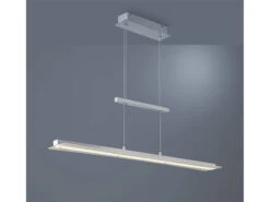 Reality Leuchten Exklusive LED Pendelleuchte SMASH Silber - Höhenverstellbar TOUCH Dimmer -Globo Store exklusive led pendelleuchte smash silber hoehenver 2