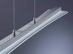 Reality Leuchten Exklusive LED Pendelleuchte SMASH Silber - Höhenverstellbar TOUCH Dimmer -Globo Store exklusive led pendelleuchte smash silber hoehenver 6