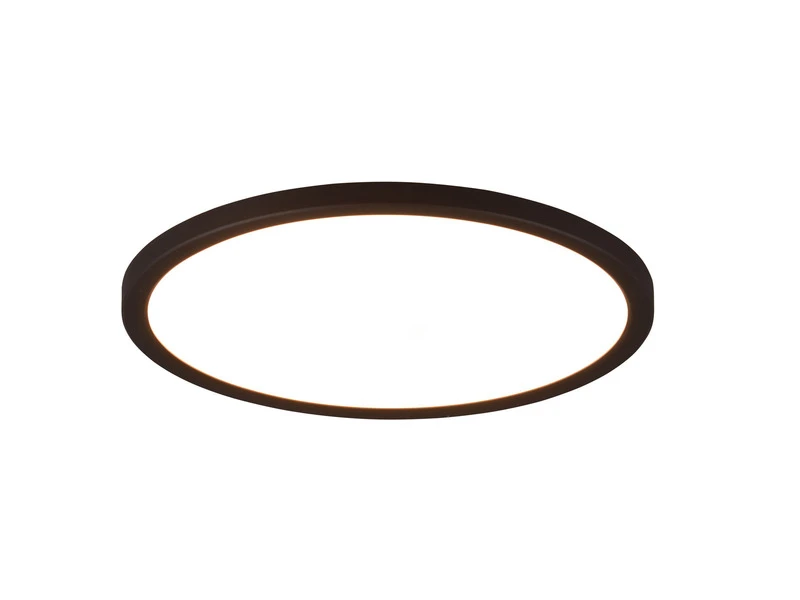 Reality Leuchten Flache LED Deckenleuchte AUREO Schwarz, Dimmbar, RGB Farbwechsler - Ø29cm 2 Reality Leuchten Flache LED Deckenleuchte AUREO Schwarz, Dimmbar, RGB Farbwechsler - Ø29cm – Bild 2