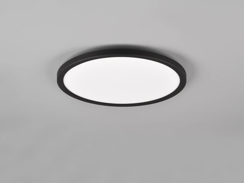 Reality Leuchten Flache LED Deckenleuchte AUREO Schwarz, Dimmbar, RGB Farbwechsler - Ø29cm 8 Reality Leuchten Flache LED Deckenleuchte AUREO Schwarz, Dimmbar, RGB Farbwechsler - Ø29cm – Bild 8