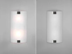 Trio Leuchten Flache Wandleuchte PURA Glaslampenschirm 20 X 40 Cm Silber 11 Trio Leuchten Flache Wandleuchte PURA Glaslampenschirm 20 X 40 Cm Silber -Globo Store flache wandleuchte pura glaslampenschirm 20 x 40 c 11