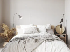 MeineWunschleuchte Flexible 2 In 1 LED Leselampe & Bettleuchte Grau Mit Kabel & Stecker -Globo Store flexible 2 in 1 led leselampe bettleuchte grau mit 4