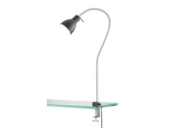 MeineWunschleuchte Flexible Klemmleuchte Schwarz Mit LED - Leselampe Für Bett & Sofa -Globo Store flexible klemmleuchte schwarz mit led leselampe fu 1