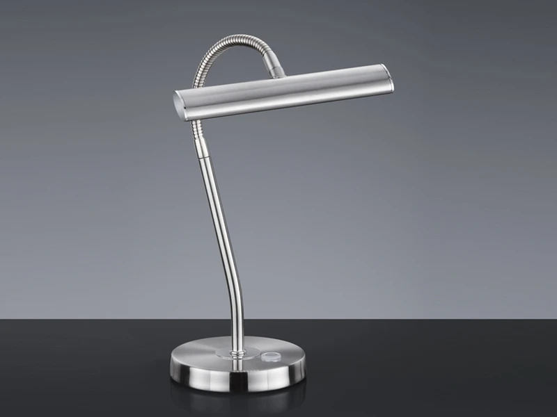 Trio Leuchten Flexible LED Schreibtischleuchte CURTIS Silber Matt, 4-Stufen Dimmer 3 Trio Leuchten Flexible LED Schreibtischleuchte CURTIS Silber Matt, 4-Stufen Dimmer – Bild 3