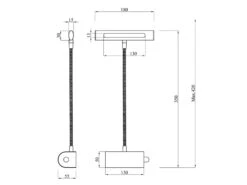 Trio Leuchten Flexible LED Wandleuchte / Bilderleuchte CURTIS Silber Matt, Drehdimmer -Globo Store flexible led wandleuchte bilderleuchte curtis silb 6