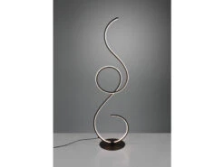 Trio Leuchten Geschwungene LED Stehleuchte JIVE Dimmbar, Höhe 118 Cm, Schwarz