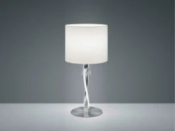 Trio Leuchten Große LED Tischlampe Mit Stoffschirm Weiß Und Beleuchtetem Gestell, Höhe 62cm 8 Trio Leuchten Große LED Tischlampe Mit Stoffschirm Weiß Und Beleuchtetem Gestell, Höhe 62cm -Globo Store grosse led tischlampe mit stoffschirm weiss und be 2