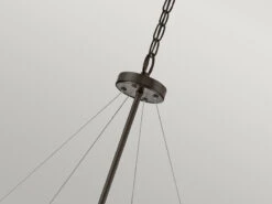 KICHLER Großer Kronleuchter PIPER 6-flammig Mit Filigranem Kristall Glas Braun, Ø 61,6cm -Globo Store grosser kronleuchter piper 6 flammig mit filigrane 10