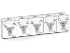 Reality Leuchten GU10 LED 5er SET, 3 Watt 250 Lumen 3000 Kelvin Warmweiß, Ø5cm - Nicht Dimmbar 11 Reality Leuchten GU10 LED 5er SET, 3 Watt 250 Lumen 3000 Kelvin Warmweiß, Ø5cm - Nicht Dimmbar -Globo Store gu10 led 5er set 3 watt 250 lumen 3000 kelvin warm 4