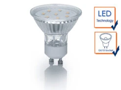 Reality Leuchten GU10 LED 5er SET, 3 Watt 250 Lumen 3000 Kelvin Warmweiß, Ø5cm - Nicht Dimmbar 12 Reality Leuchten GU10 LED 5er SET, 3 Watt 250 Lumen 3000 Kelvin Warmweiß, Ø5cm - Nicht Dimmbar -Globo Store gu10 led 5er set 3 watt 250 lumen 3000 kelvin warm 5