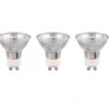Trio Leuchten GU10 LED Stiftsockel 3er SET - 3 Watt, 250 Lumen, Warmweiß - Nicht Dimmbar
