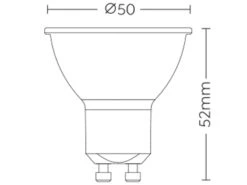 Trio Leuchten GU10 LED Stiftsockel - 4,5 Watt, 345 Lumen, 3000 Kelvin Warmweiß 3 Stufen Dimmer -Globo Store gu10 led stiftsockel 45 watt 345 lumen 3000 kelvin 2