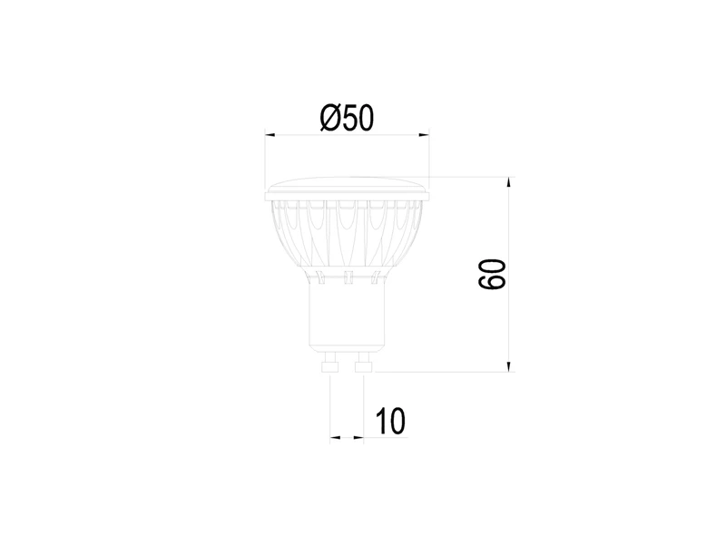 Trio Leuchten GU10 LED Stiftsockel - 5 Watt, 400 Lumen, 3000 Kelvin Warmweiß - Nicht Dimmbar 2 Trio Leuchten GU10 LED Stiftsockel - 5 Watt, 400 Lumen, 3000 Kelvin Warmweiß - Nicht Dimmbar – Bild 2