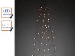Konstsmide Hängende LED Christbaum Lichterkette 150 Bernsteinfarbene LED´s - "Baummantel" -Globo Store haengende led christbaum lichterkette 150 bernstei 2