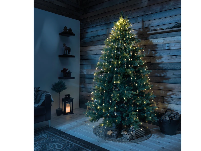 Konstsmide Hängende LED Christbaum Lichterkette 180 Bernsteinfarbene LED´s - "Baummantel" 5 Konstsmide Hängende LED Christbaum Lichterkette 180 Bernsteinfarbene LED´s - "Baummantel" – Bild 5