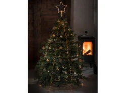 Konstsmide Hängende LED Christbaum Lichterkette Mit Stern Für Innen 274 LED´s -"Baummantel" -Globo Store haengende led christbaum lichterkette mit stern fu 3