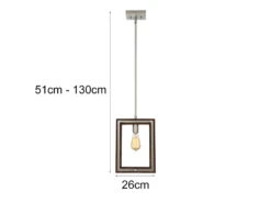 QUOIZEL Hängende Wandleuchte WESTERLY 2 In 1 Wand- & Pendelleuchte, 4-stufig Verstellbar -Globo Store haengende wandleuchte westerly 2 in 1 wand pendell 5