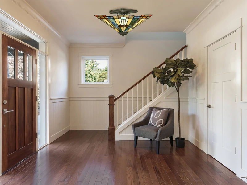 MeineWunschleuchte Hochwertige LED Deckenleuchte Im Tiffany Design Mit Buntem Echtglas, Ø36cm 7 MeineWunschleuchte Hochwertige LED Deckenleuchte Im Tiffany Design Mit Buntem Echtglas, Ø36cm – Bild 7