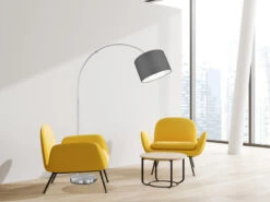 MeineWunschleuchte Höhenverstellbare LED Bogenleuchte Mit Stoffschirm Grau, Max. Höhe 215cm 11 MeineWunschleuchte Höhenverstellbare LED Bogenleuchte Mit Stoffschirm Grau, Max. Höhe 215cm -Globo Store hoehenverstellbare led bogenleuchte mit stoffschir 4