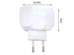 Globo Ideales LED Nachtlicht CHASER Orientierungsleuchte Mit Schalter Für Steckdose -Globo Store ideales led nachtlicht chaser orientierungsleuchte 1