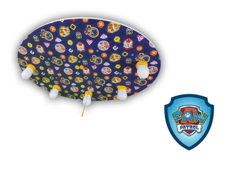Niermann Kinder Deckenleuchte Blau PAW PATROL 71x53cm Zugschalter Für LED Schlummerlicht 2 Niermann Kinder Deckenleuchte Blau PAW PATROL 71x53cm Zugschalter Für LED Schlummerlicht – Bild 2