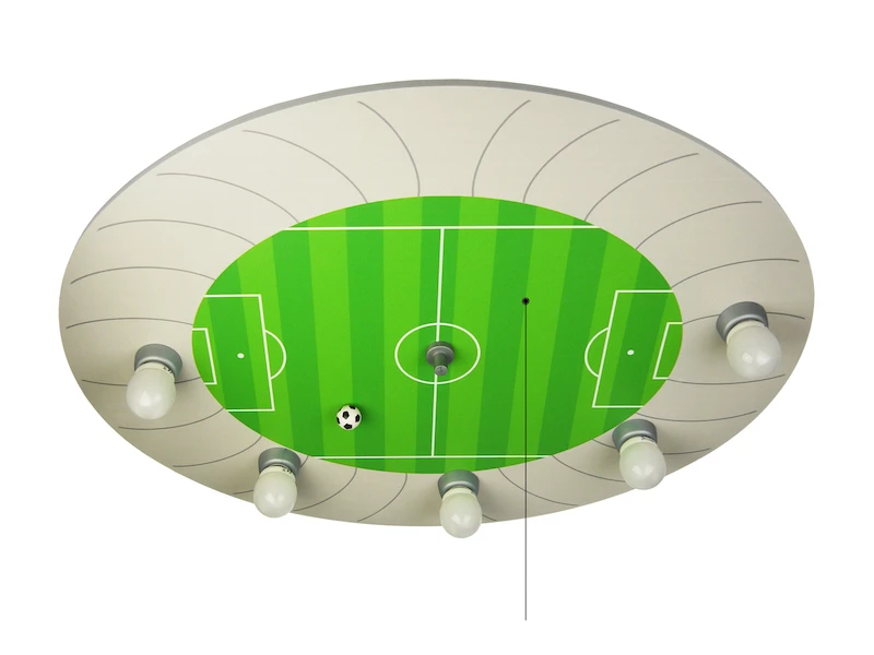 Niermann Kinder Deckenleuchte Fußball-Stadion Mit Zugschalter Für LED-Schlummerlicht 2 Niermann Kinder Deckenleuchte Fußball-Stadion Mit Zugschalter Für LED-Schlummerlicht – Bild 2