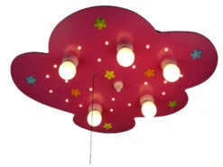 Niermann Kinder-Deckenleuchte Mit Stoffblumen, Amazon Echo Kompatibel, Schlummerlicht -Globo Store kinder deckenleuchte mit stoffblumen amazon echo k 2