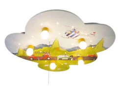 Niermann Kinder Deckenleuchte Mit Tollen Autos Amazon Echo Kompatibel, LED-Schlummerlicht -Globo Store kinder deckenleuchte mit tollen autos amazon echo 1 2