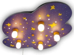Niermann Kinder Deckenleuchte Nachthimmel Mit Sternen Zugschalter Für LED-Schlummerlicht -Globo Store kinder deckenleuchte nachthimmel mit sternen zugsc 2