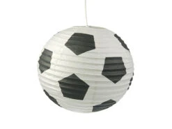 Niermann Kinder Papierlampe FUSSBALL Lampenschirm Ø 40cm Pendelleuchte Mit Aufhängung