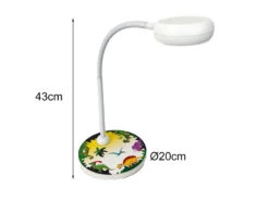Niermann Kinder Schreibtischlampe DINO Mit Flexarm Zum Lesen, Höhe 43cm -Globo Store kinder schreibtischlampe dino mit flexarm zum lese 3