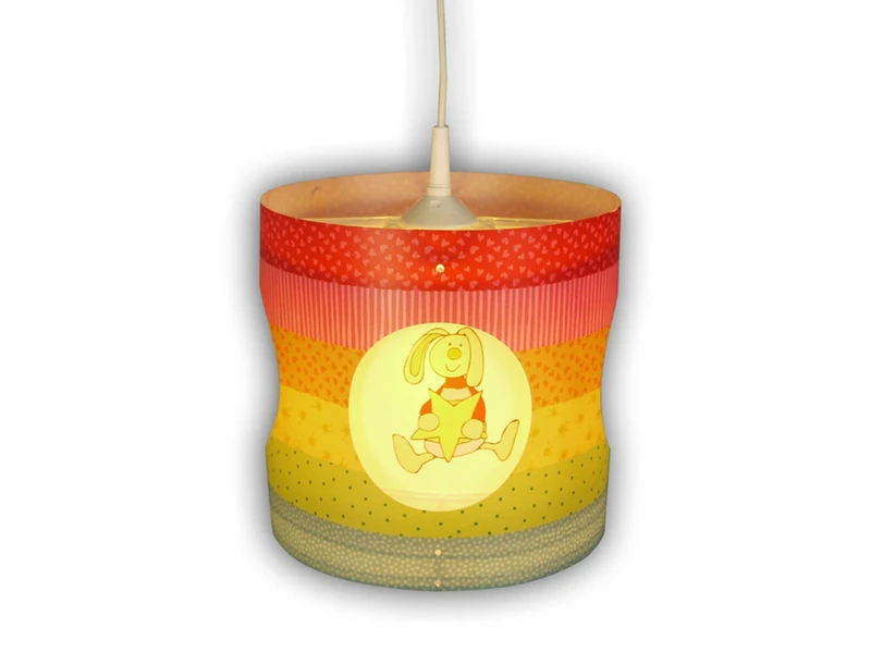 Niermann Kinderzimmer Deckenleuchte Lampenschirm Drehend Motiv Rabbit – Tolle Lichteffeke 2 Niermann Kinderzimmer Deckenleuchte Lampenschirm Drehend Motiv Rabbit – Tolle Lichteffeke – Bild 2