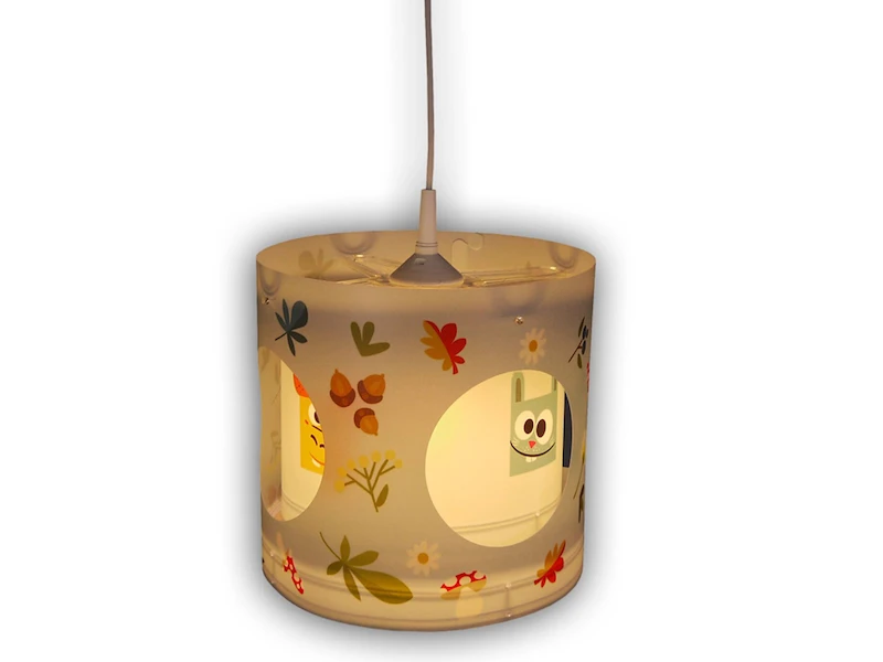 Niermann Kinderzimmer Dreh-Pendelleuchte Lampenschirm Drehend Motiv Zanimo 2 Niermann Kinderzimmer Dreh-Pendelleuchte Lampenschirm Drehend Motiv Zanimo – Bild 2