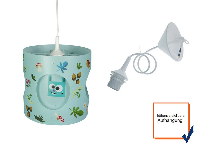 Niermann Kinderzimmer Dreh-Pendelleuchte Lampenschirm Drehend Motiv Zanimo 3 Niermann Kinderzimmer Dreh-Pendelleuchte Lampenschirm Drehend Motiv Zanimo – Bild 3