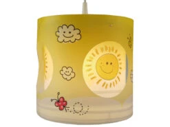Niermann Kinderzimmer Pendelleuchte Lampenschirm Drehend Motiv Sonne – Tolle Lichteffeke -Globo Store kinderzimmer pendelleuchte lampenschirm drehend mo 2