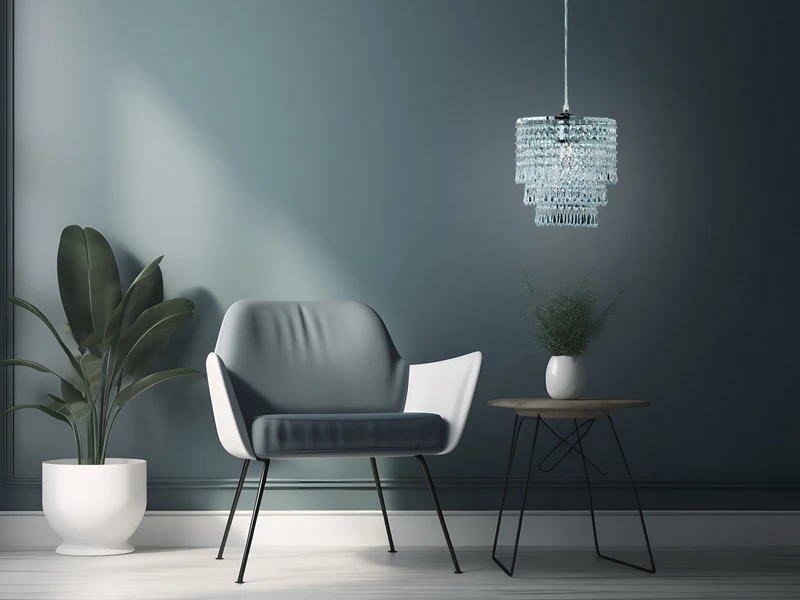 MeineWunschleuchte Kleiner LED Kronleuchter Chrom Mit Kristall Behang Aus Acryl, Ø25cm 1 MeineWunschleuchte Kleiner LED Kronleuchter Chrom Mit Kristall Behang Aus Acryl, Ø25cm