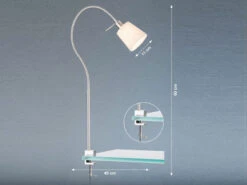 Fischer & Honsel Klemmlampe JAM Mit Leinen Lampenschirm Beige & Schwanenhals 6 Fischer & Honsel Klemmlampe JAM Mit Leinen Lampenschirm Beige & Schwanenhals -Globo Store klemmlampe jam mit leinen lampenschirm beige schwa 2